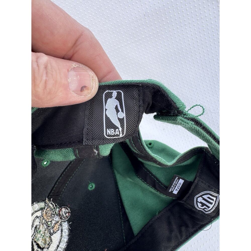 Boston Celtics NBA Hat Unisex One Size Adjustable Green w/ Logo Team Colors OTS - Picture 7 of 7